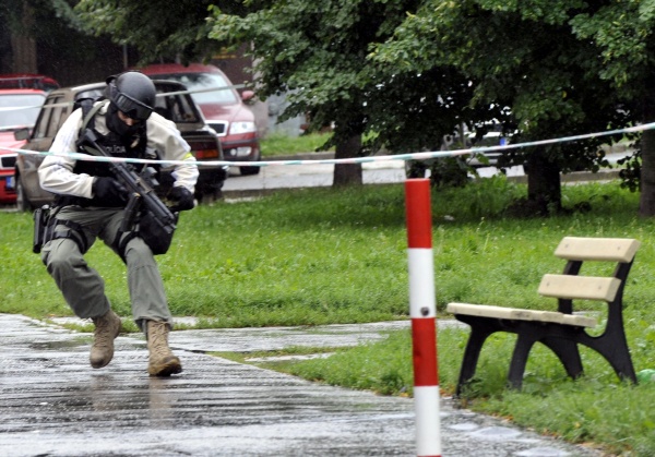 Stre�ba v Dev�nskej Novej Vsi. Foto: TASR