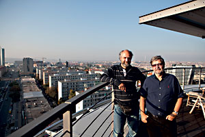 Nab�zet program zadarmo se vyplatilo. (Zleva Baudi� a Ku�era)/foto Milan Jaro� 