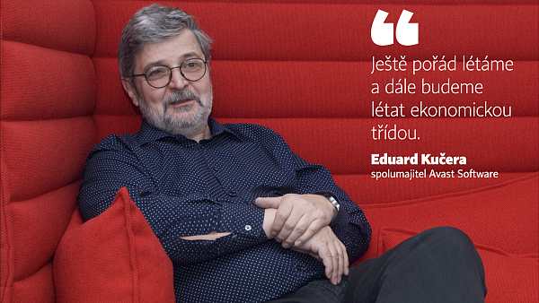 Avast, firma Eduarda Kučery (na snímku) a Pavla Baudiše oznámila úřadům cenu 9 až 11 dolarů za akcii. Její hodnota tak může přesáhnout 930 mil. dolarů (19 mld. korun). STANE SE MILIARDÁŘEM?
