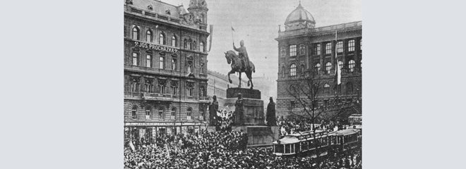 Oslava vzniku republiky v Praze Oslava vzniku republiky v Praze