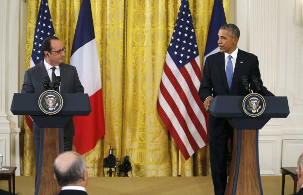 Obama Hollande USA France