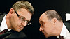Vlivní státní zástupci Libor Grygárek a Vlastimil Rampula (vlevo) rezignovali. Státní zástupci Vlastimil Rampula (vlevo) a Libor Grygárek