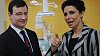 David Rath s ředitelkou kladenské nemocnice Kateřinou Pancovou (snímek z března 2011)