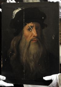 Nedvno objeven renesann obraz tve Leonarda da Vinci.