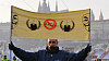 Sobotní demonstrace proti ACTA v Praze. Sobotní demonstrace proti ACTA v Praze.