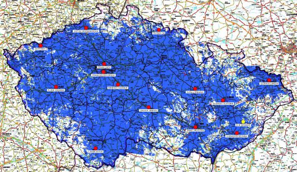 Mapa pokryti RS7