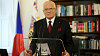 Václav Klaus při novoročním projevu