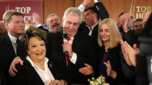 Miloš Zeman prezidentem - okamžiky radosti