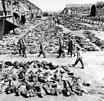 Tábor Nordhausen. (Německo, duben 1945: 3000 mrtvých) / foto čtk