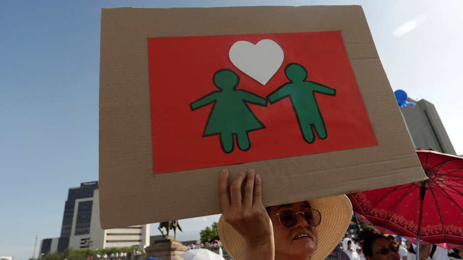 Protesty proti uzkonn satk homosexul v Mexiku