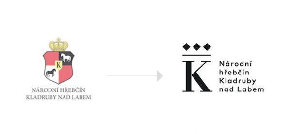 Původní a nové logo hřebčína Původní a nové logo hřebčína