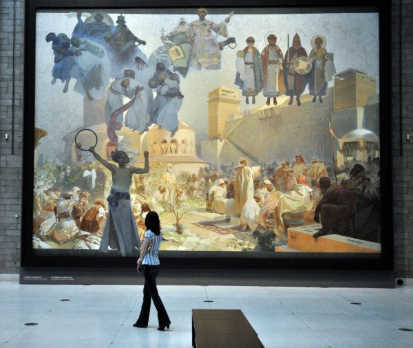 Slovansk&aacute; epopej Alfonse Muchy.