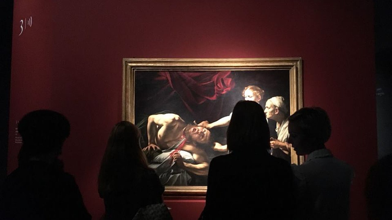 Caravaggio rozpracoval metodu erosvitu, to znamen phodn uval kontrast mezi svtlem a tmou.