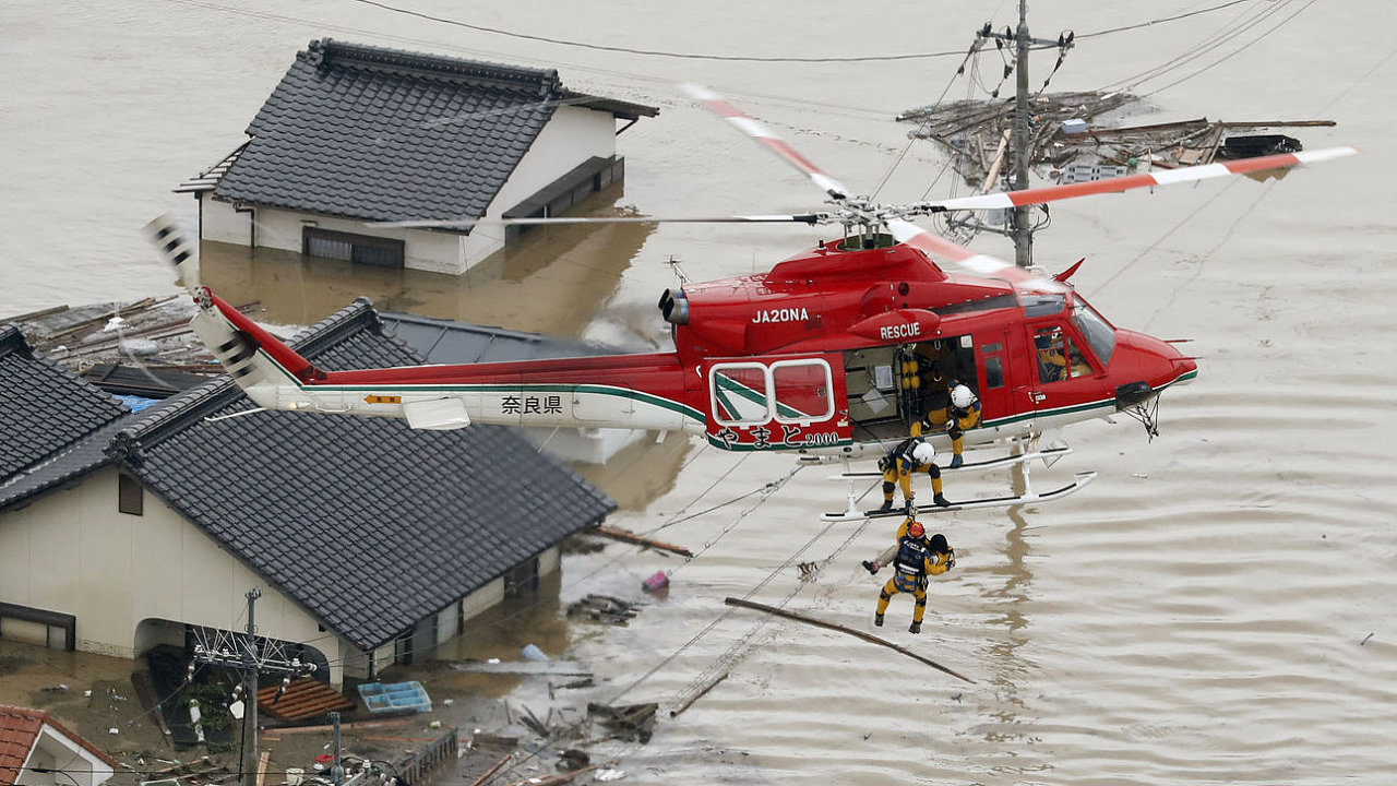 Povodn, jak Japonsko zav, se objevuj jednou i dvakrt za stolet.