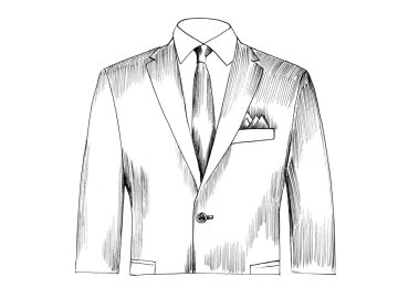 Čtyři vrcholy jsou považovány za stylovou záležitost. Hodí se do saka pro byznys a formální příležitosti spíše než v black tie. Co se techniky složení týče, patří k těm složitějším způsobům.
