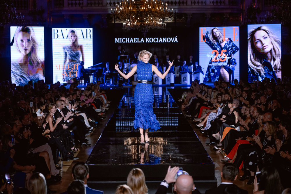 Momentka z českého a slovenského finále Schwarzkopf Elite Model Look