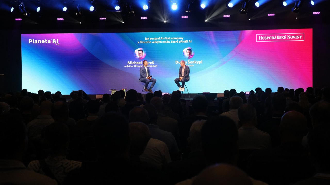 Prvn�m �e�n�kem konference Planeta AI 2026 byl CEO spole�nosti Groupon a...