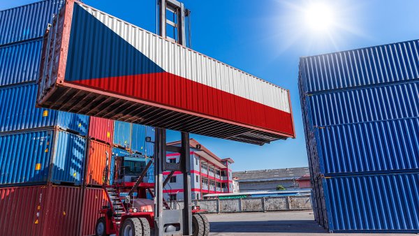 �esko, obchod, kontejner