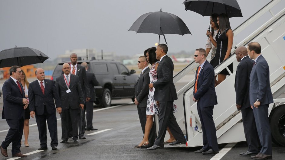 Americk prezident Barack Obama na Kub