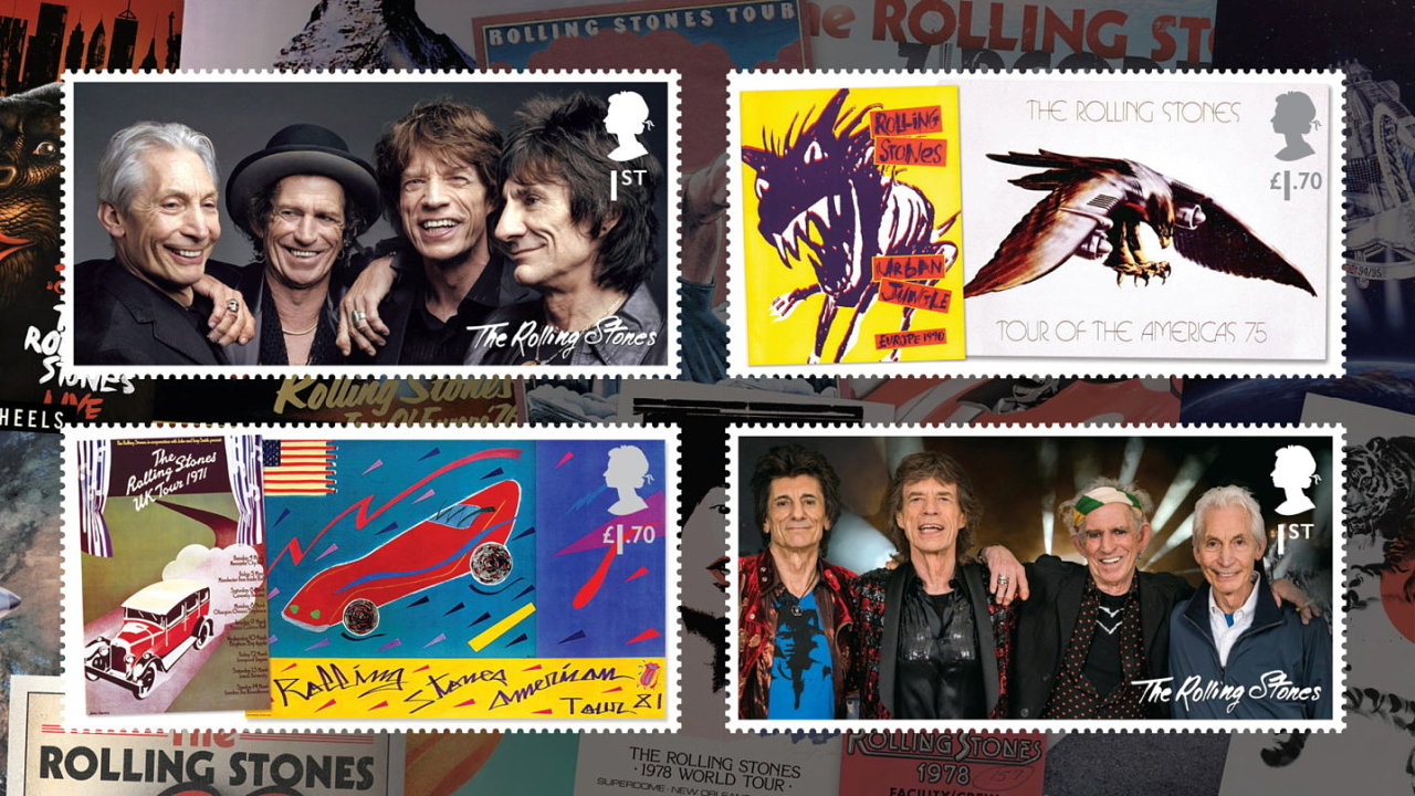 Kulaté výročí The Rolling Stones připomenou v Británii nové poštovní známky.