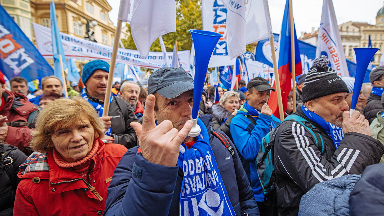 MKOS svolala na ter 21. kvtna do Prahy protestn akci proti zmnm, kter chyst vlda v zkonku prce a v oblasti dchod.