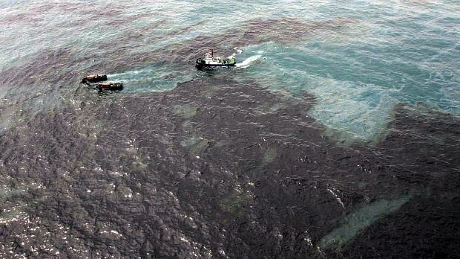 Ropná skvrna v Thajském zálivu