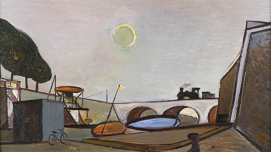 Vincent Hlonk: Ponte Malteol v m, olej, pltno, 1949