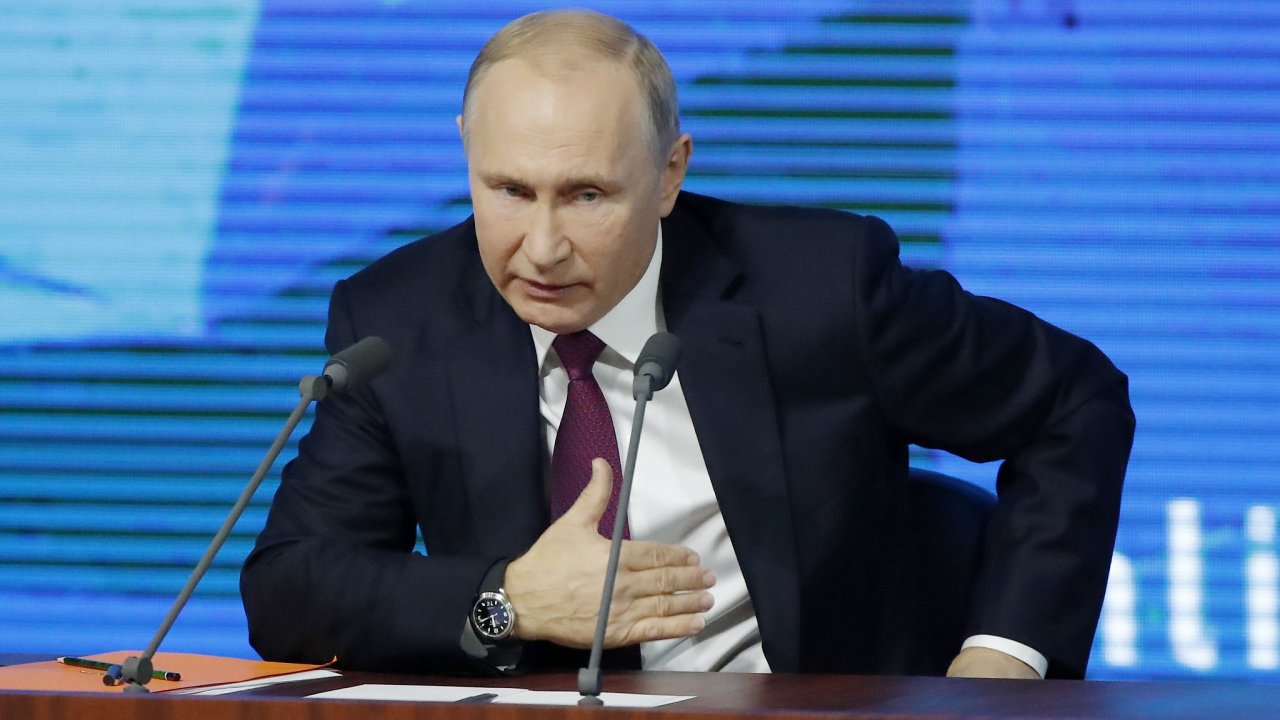 Rusk prezident Vladimir Putin v vodu sv tiskov konference tradin zdraznil spn vsledky rusk ekonomiky.
