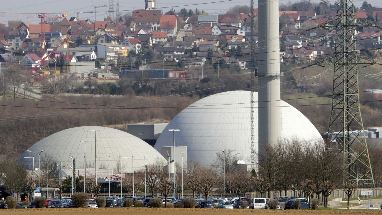 Jadern elektrrna v Neckarwestheimu na jihu Nmecka.