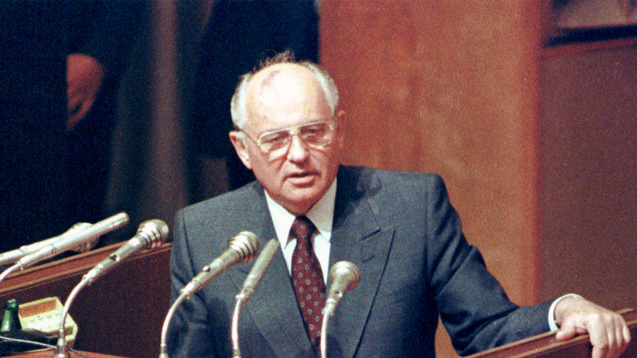 Michail Gorbaov v roce 1991