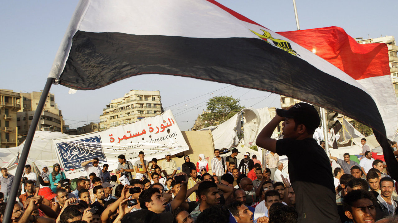 Demontranti na khirskm Tahrru