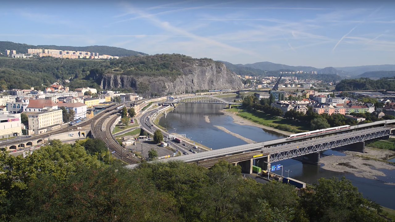 Vizualizace VRT v st nad Labem, snmek z prezentanho videa z roku 2016.