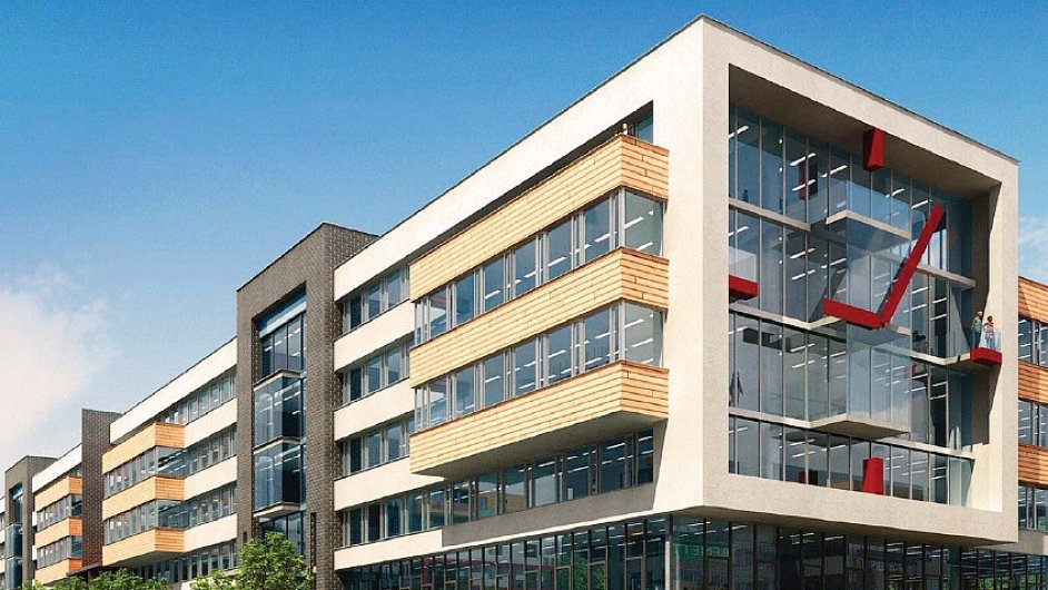 Nové sídlo operátora Vodafone staví developer Finep v Praze-Stodùlkách