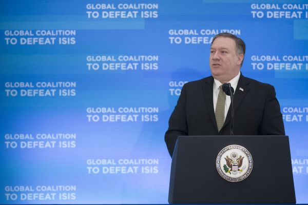 &Scaron;&eacute;f americk&eacute; diplomacie Mike Pompeo.