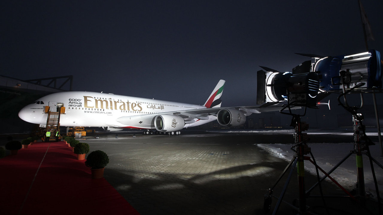 Letadlo aerolinek Emirates