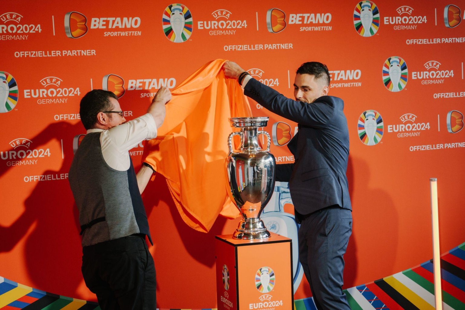 Tm Betano odhaluje pohr UEFA EURO 2024™&#65039; na Olympijskm stadionu v Berln.