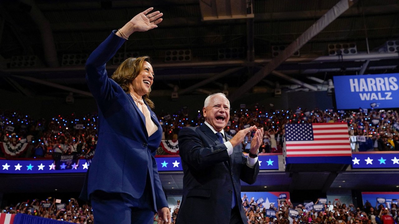 Kamala Harris, Tim Walz, Pensylvnie