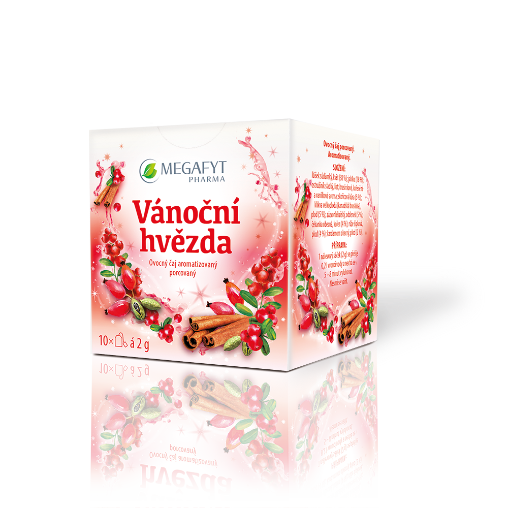 Vanocni hvezda 10 3D CZ