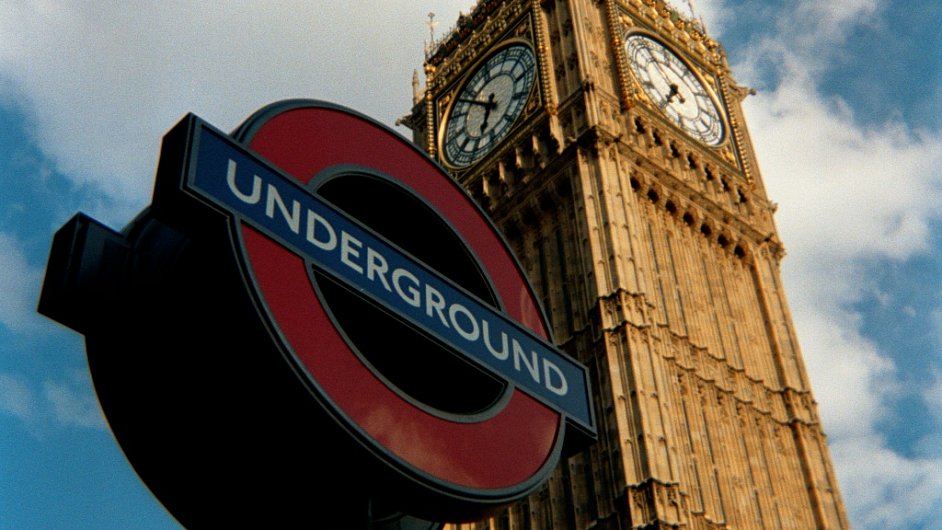 Londnsk metro, Westminster, Big Ben - ilustran foto.
