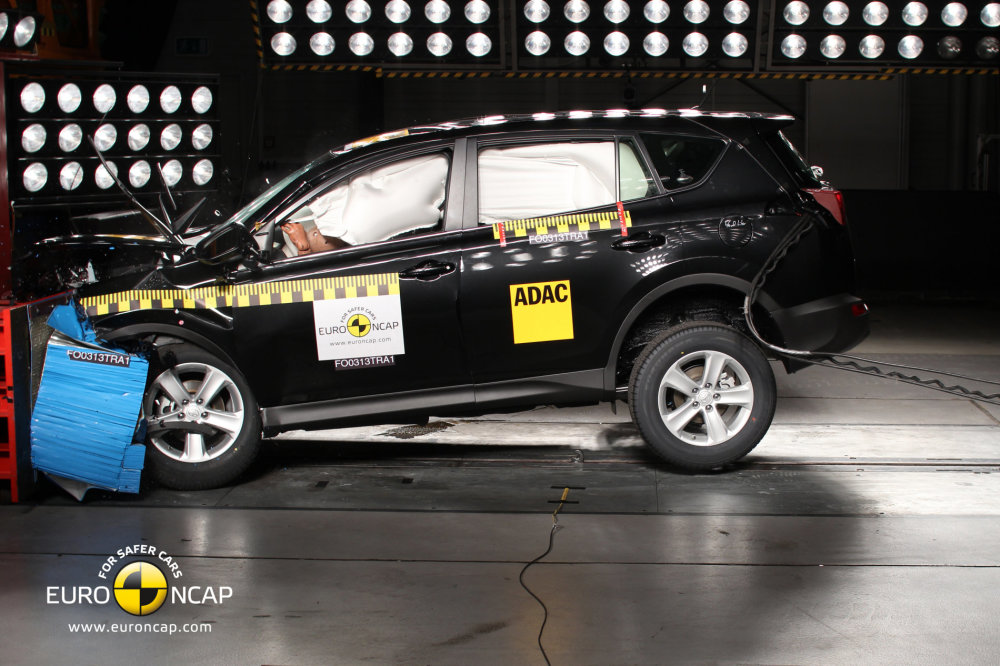 Nová Toyota RAV4 Kompaktní SUV získalo také pět hvězd za 89procentní ochranu dospělých a 82procentní péči o děti.