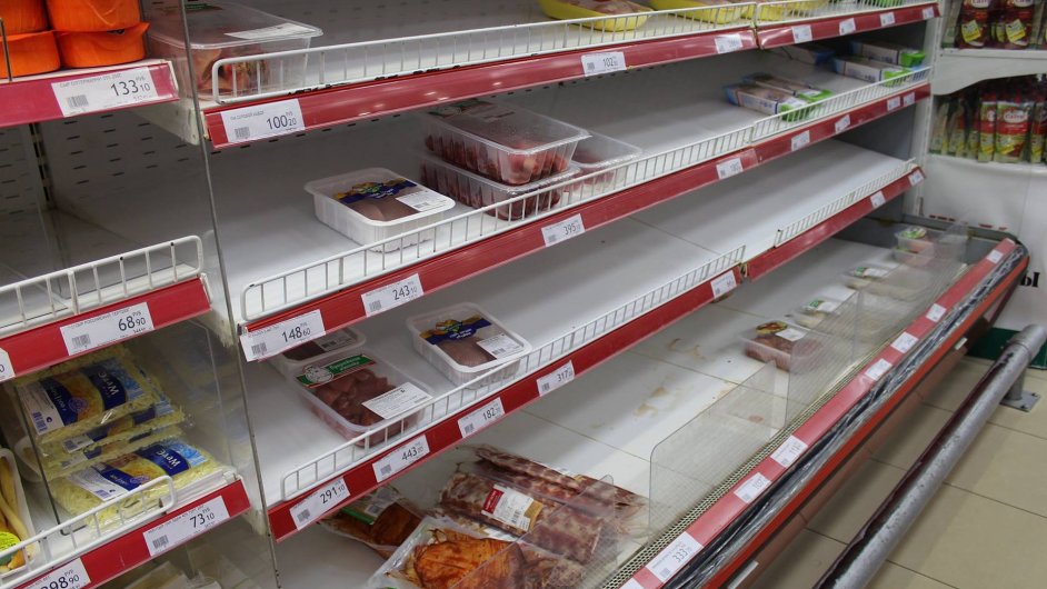 Eva Mal na Facebooku popisuje, jak se v Rusku nakupuje po zkazu dovozu potravin z EU.