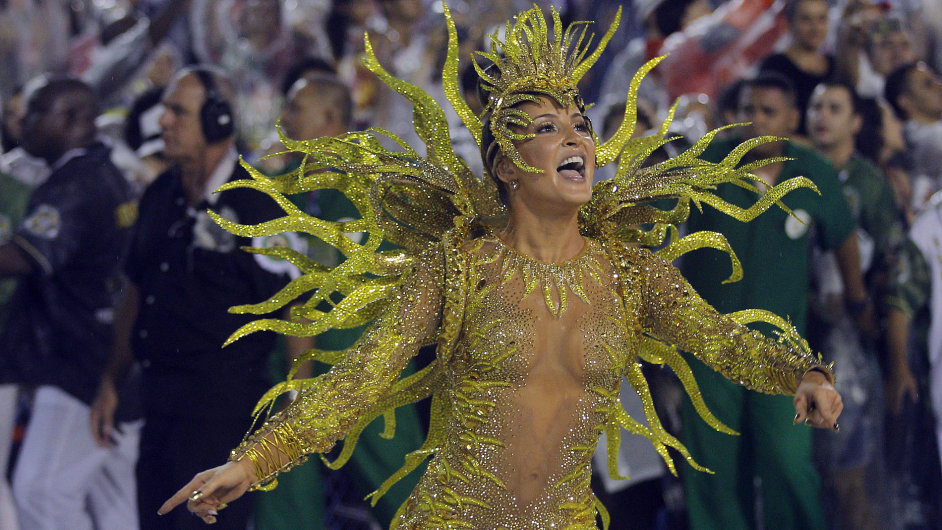 Karneval v Riu de Janeiru.