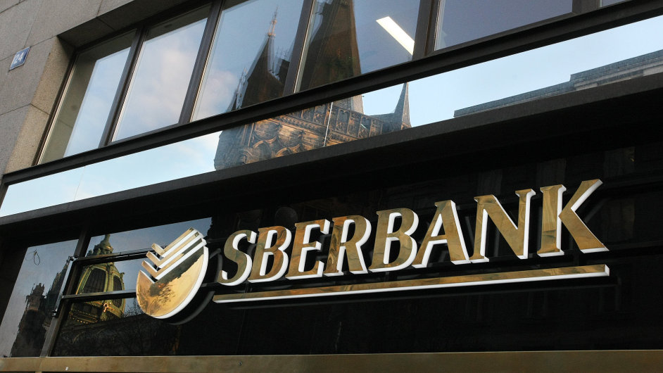 Poboka rusk banky Sberbank v Praze v ulici Na Pkop