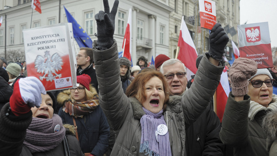 Protesty v Polsku pokrauj
