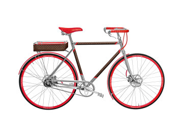 Módní dům Louis Vuitton spojil síly s řemeslnou pařížskou značkou kol Maison TAMBOITE založenou v roce 1912 a stvořily vůbec první LV Bike.