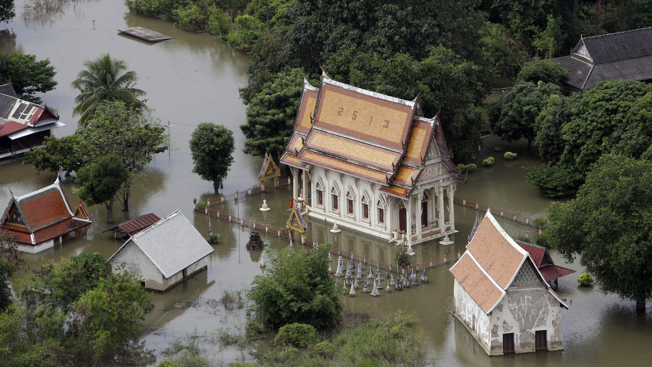 Povodn v Thajsku