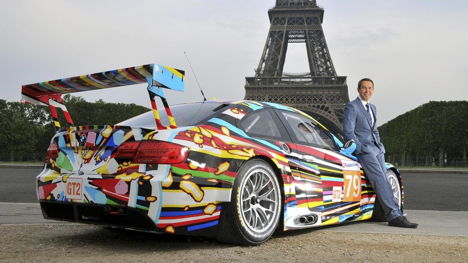 BMW M3 GT2 Art Car a jeho autor Jeff Koons