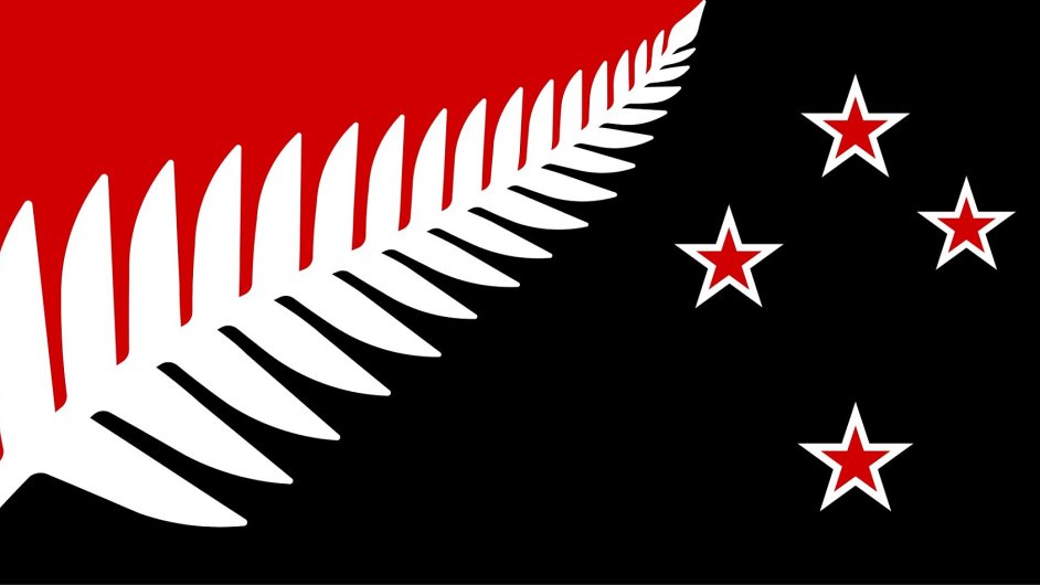 Jeden z nvrh nov vlajky Novho Zlandu
