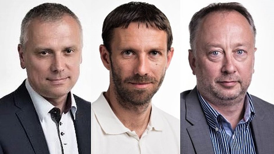 Karel Kleinmond, Michal Klimovi a Petr Hork na vznamnch postech ve spolenosti Lindab
