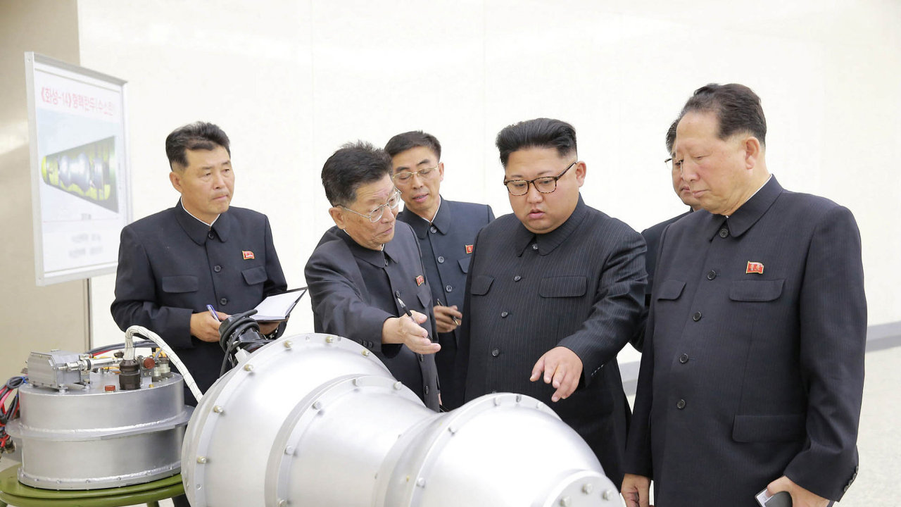 Severokorejsk dikttor Kim ong-un cvin odplil vodkovou pumu.